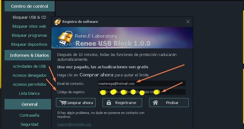 Renee USB Block Full Español
