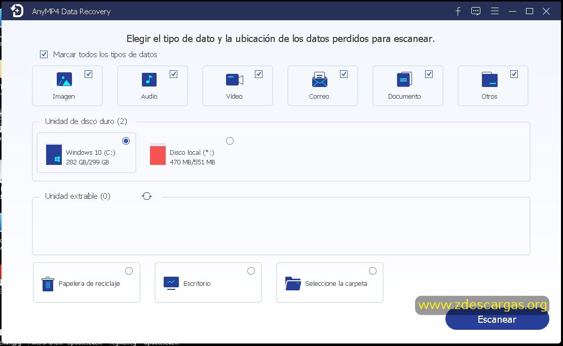 AnyMP4 Data Recovery Full Español AnyMP4 Data Recovery Full Español