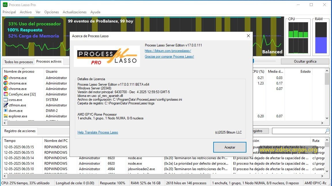 Bitsum Process Lasso Pro Full Español Bitsum Process Lasso Pro Full Español