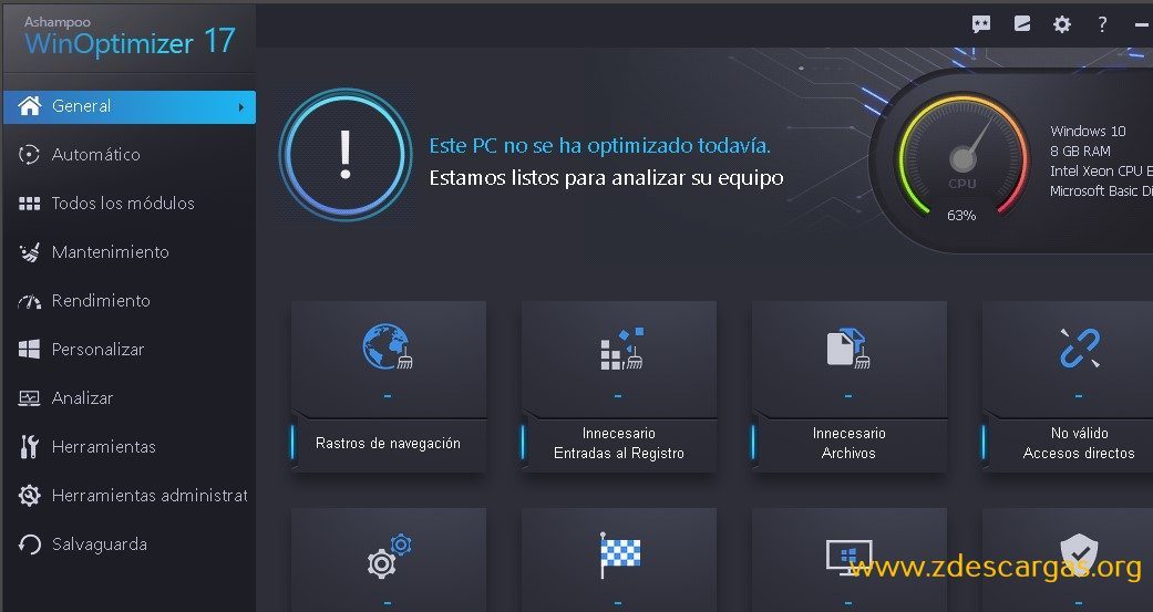 Ashampoo WinOptimizer 2025 Full Español Ashampoo WinOptimizer 2025 Full Español