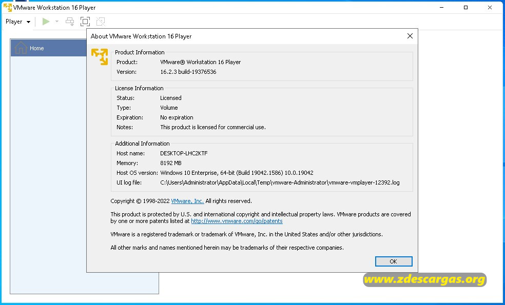 VMware Workstation Player Full 2022 Español VMware Workstation Player Full 2022 Español