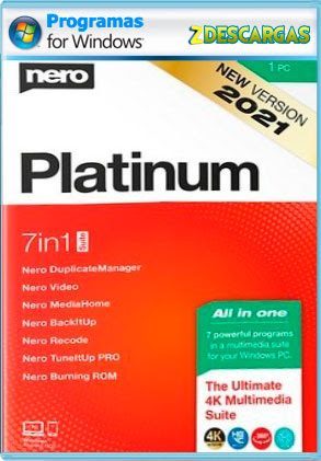 Nero Platinum Suite 2021 descargar gratis mega y google drive