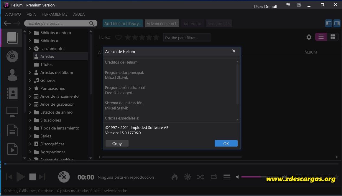Helium Music Manager Full Español