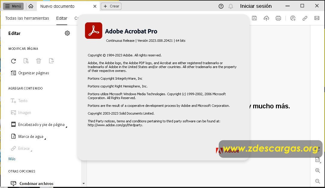 Adobe Acrobat Pro 2025 Full Español