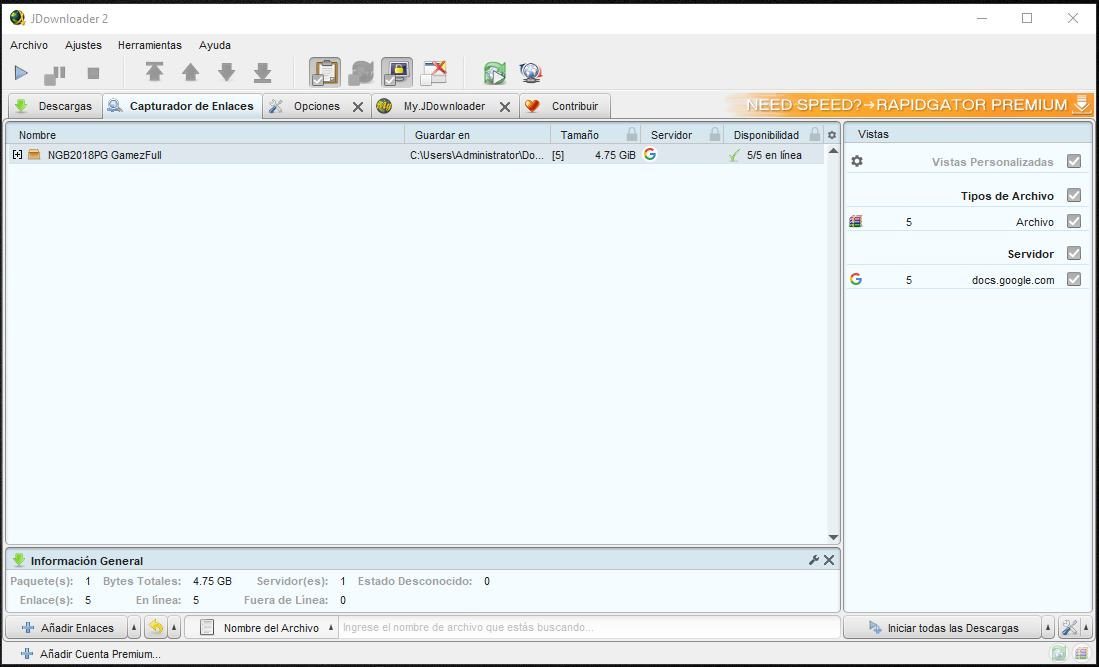 JDownloader 2 Full Español