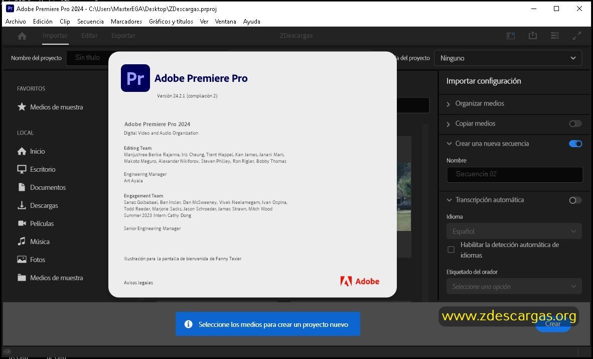 Adobe Premiere Pro Full Español Adobe Premiere Pro Full Español