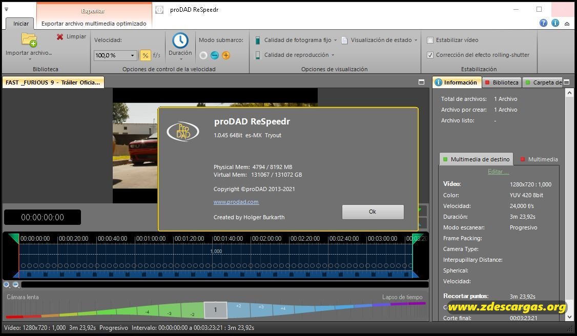 proDAD ReSpeedr 2021 Full Español proDAD ReSpeedr 2021 Full Español