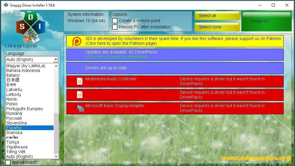 SamDrivers LAN Full Español SamDrivers LAN Full Español