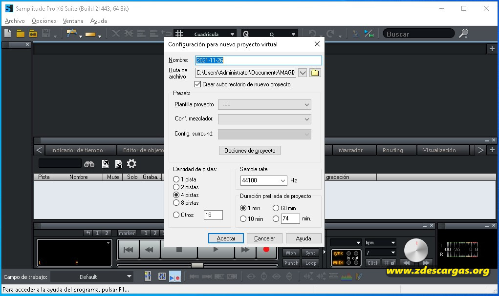 MAGIX Samplitude Pro X8 Suite Full Español MAGIX Samplitude Pro X8 Suite Full Español