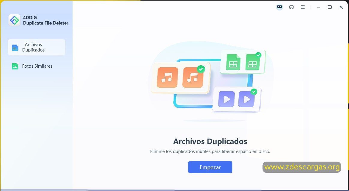 4DDiG Duplicate File Deleter Full Español
