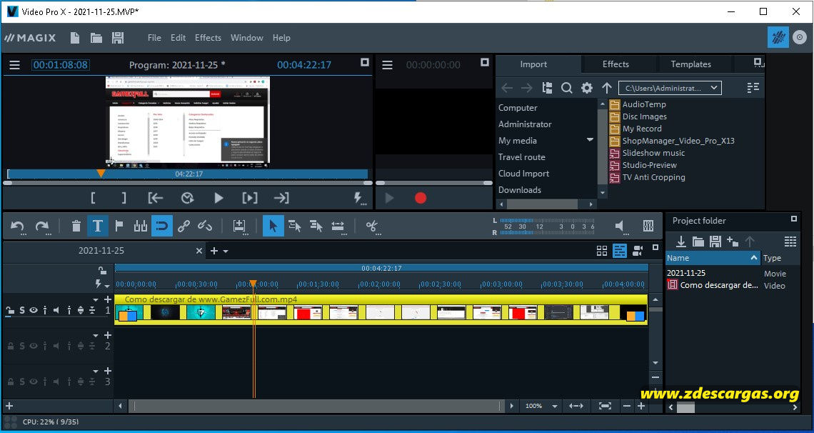 MAGIX Video Pro Full Español
