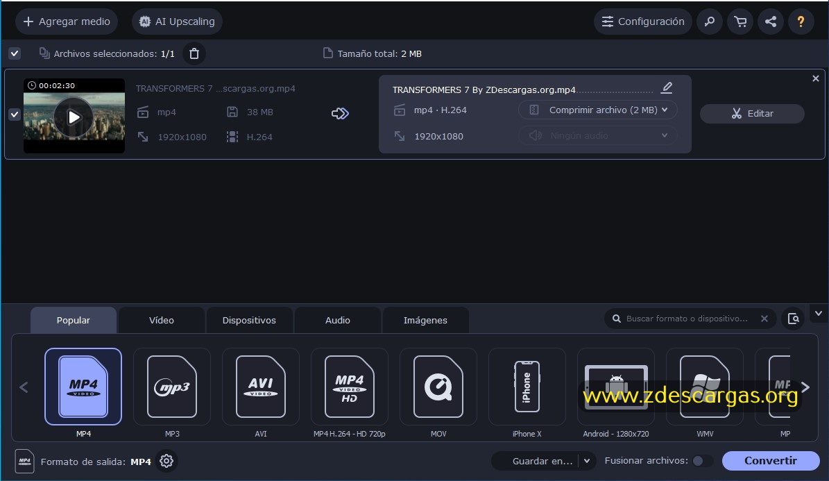 Movavi Video Converter Full Español
