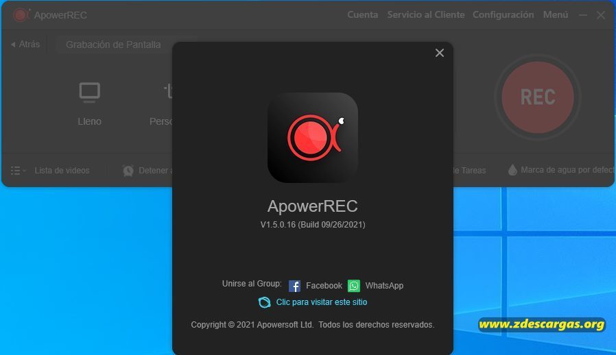 ApowerREC 2025 Full Español ApowerREC 2025 Full Español