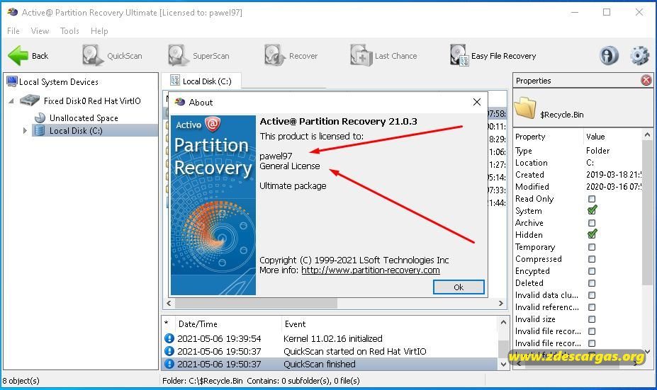Active Partition Recovery Full Active Partition Recovery Full