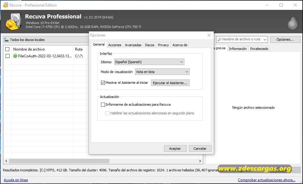 Recuva Full Español Recuva Full Español