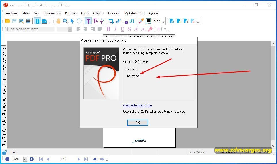 Ashampoo PDF Pro Full Español Ashampoo PDF Pro Full Español