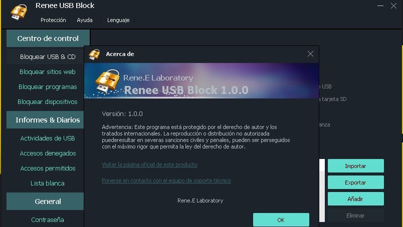 Renee USB Block Full Español