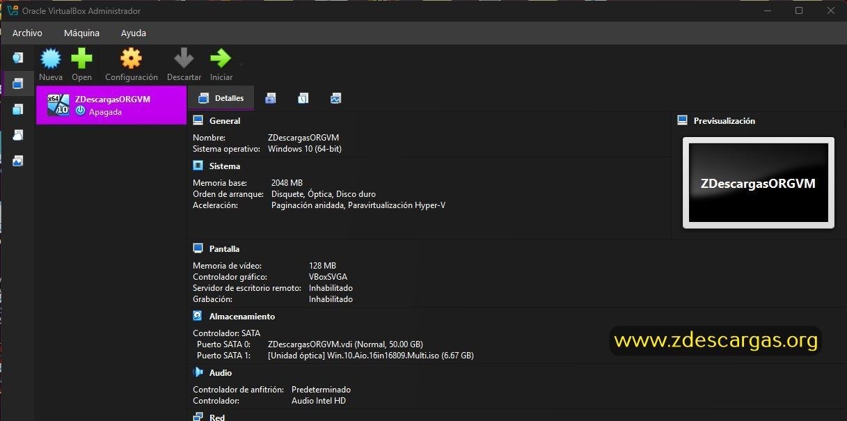 descargar virtualbox para windows 10