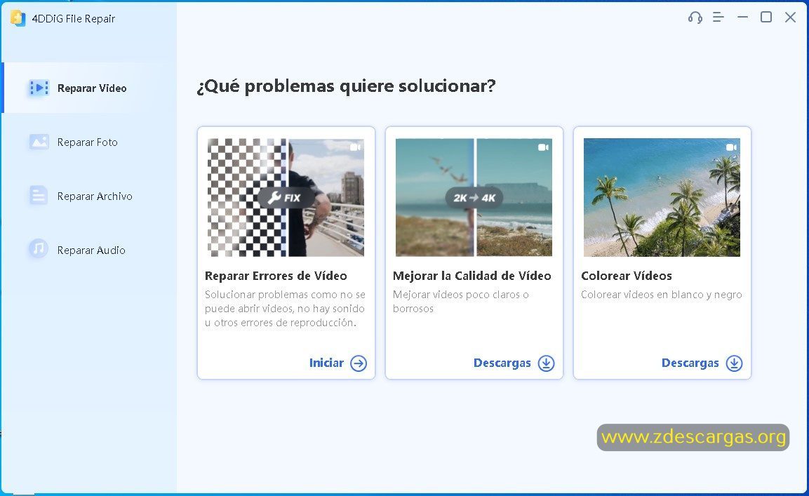 4DDiG File Repair Full Español 4DDiG File Repair Full Español