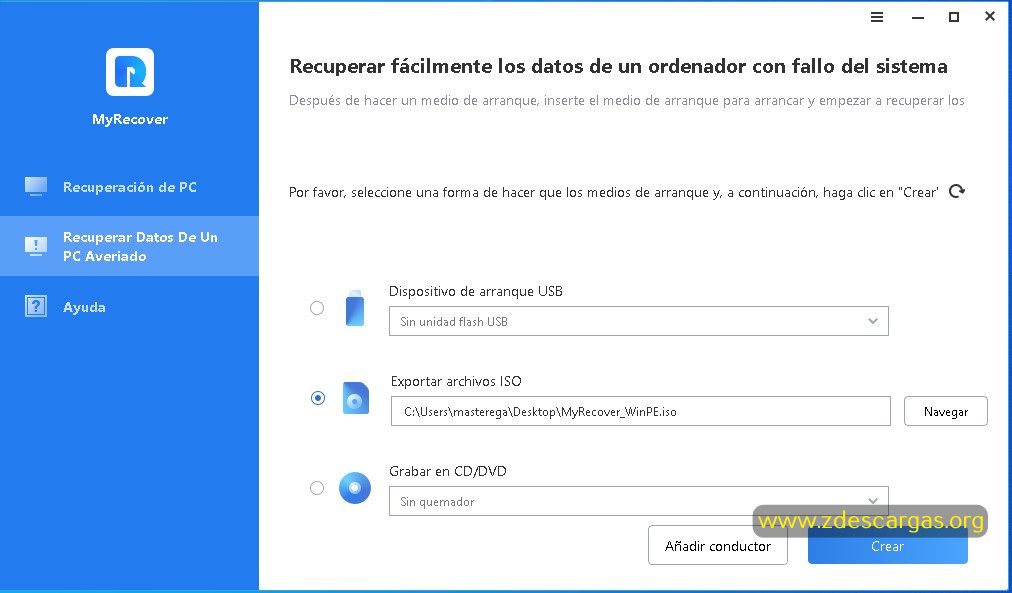 AOMEI MyRecover Full Español AOMEI MyRecover Full Español