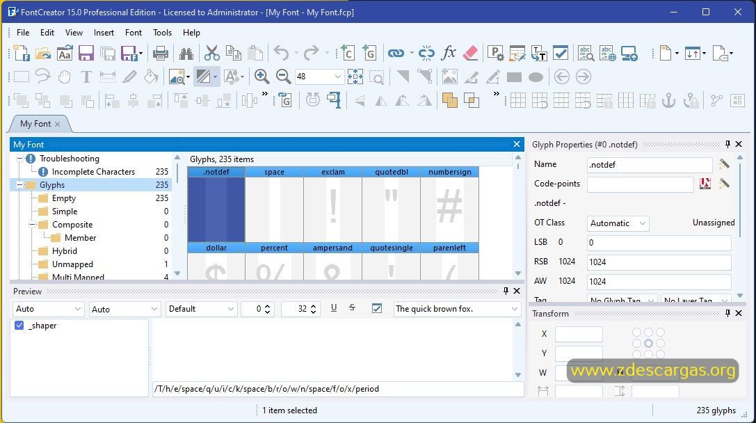 High-Logic FontCreator Pro High-Logic FontCreator Pro