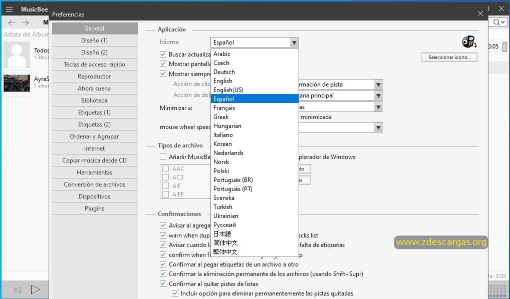 MusicBee Full Español MusicBee Full Español