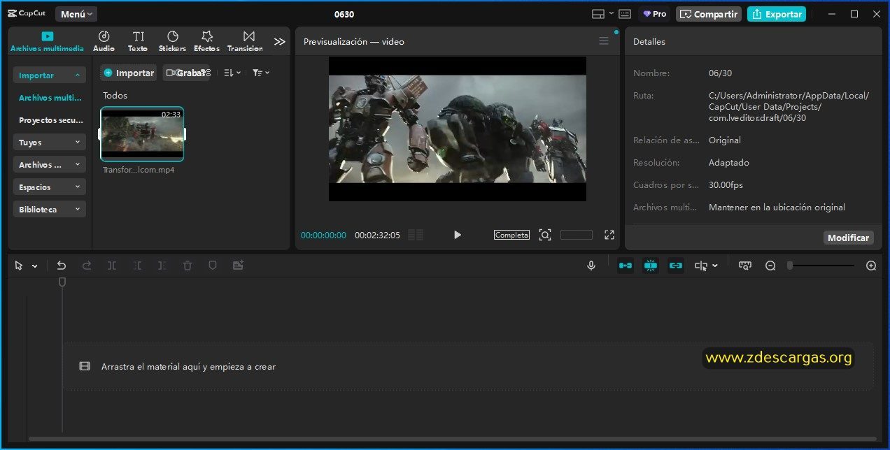 CapCut PC Full Español