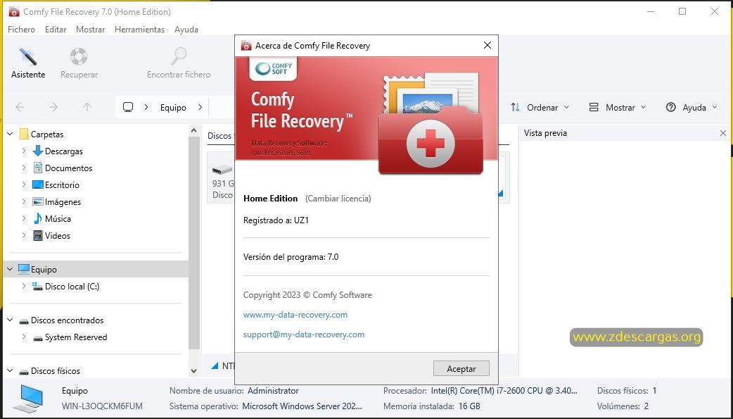 Comfy File Recovery Full Español Comfy File Recovery Full Español