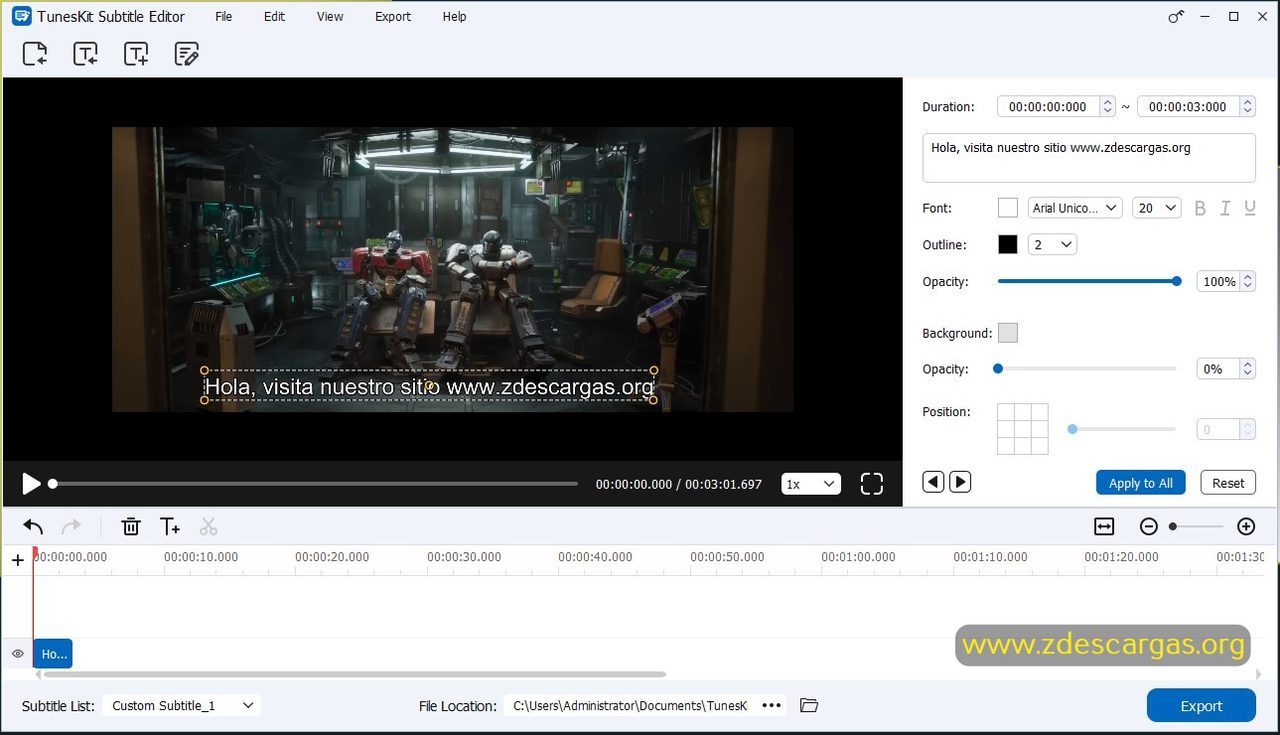 TunesKit Subtitle Editor Full TunesKit Subtitle Editor Full