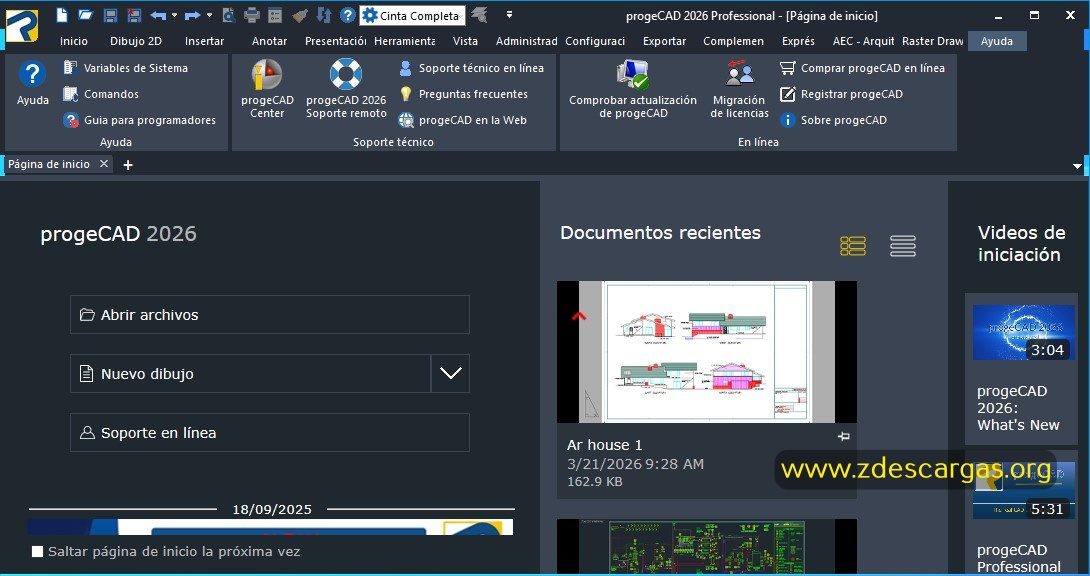 ProgeCAD 2026 Full Español ProgeCAD 2026 Full Español