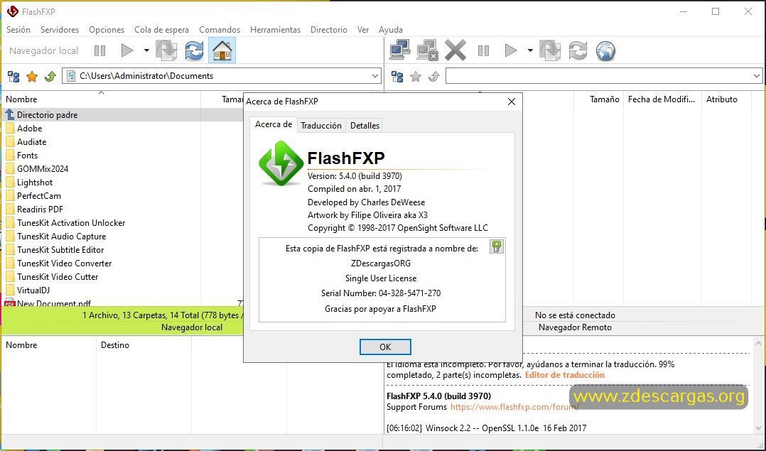FlashFXP Full Español FlashFXP Full Español