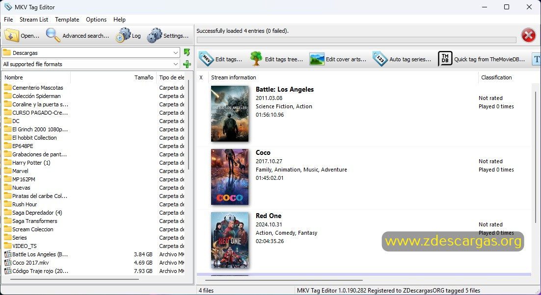 3delite MKV Tag Editor Full Español