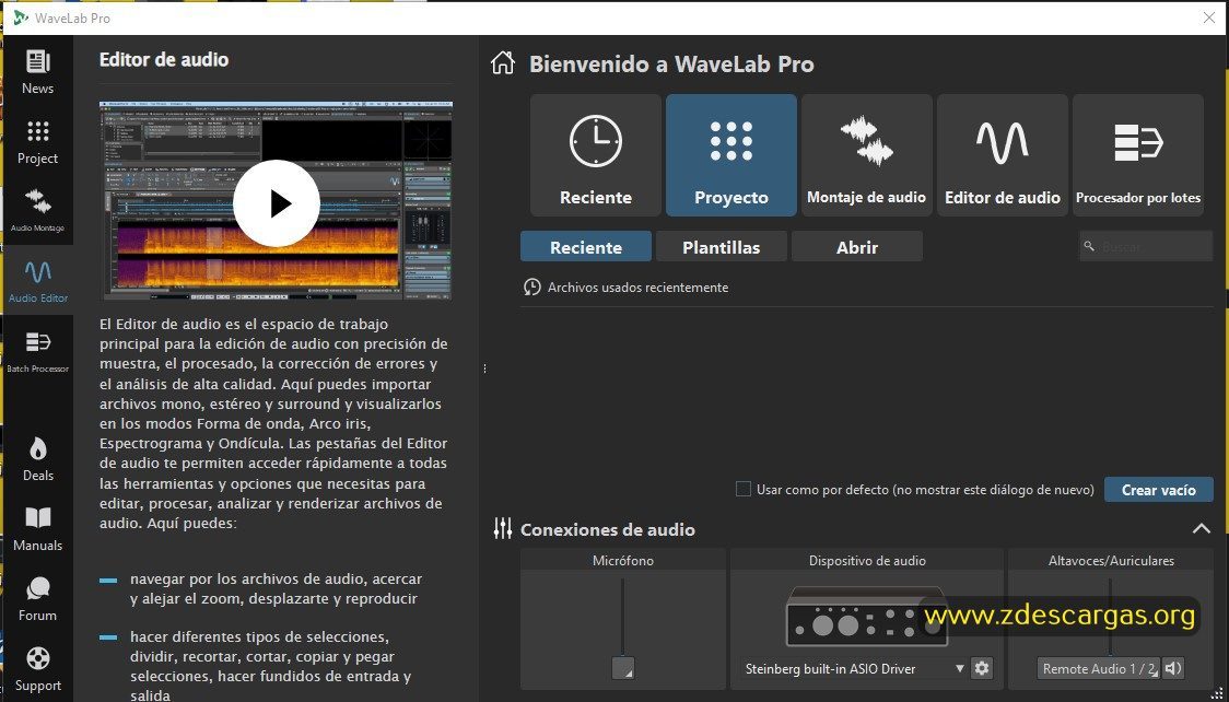 WaveLab Pro Full Español WaveLab Pro Full Español
