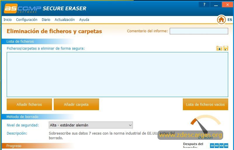 Secure Eraser Full Español Secure Eraser Full Español