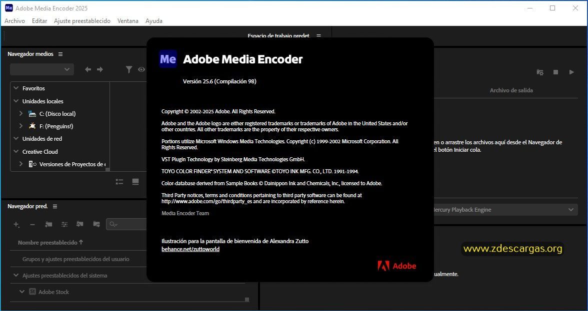 Adobe Media Encoder 2025 Full Español Adobe Media Encoder 2025 Full Español