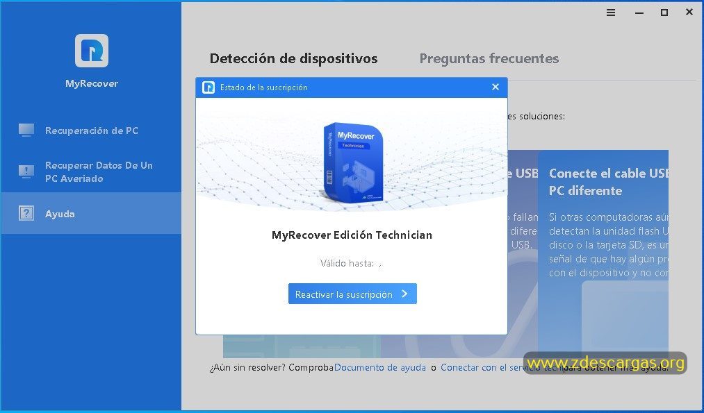 AOMEI MyRecover Full Español AOMEI MyRecover Full Español