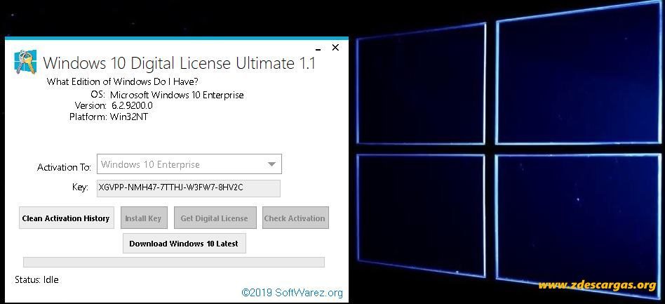 Windows 10 Digital License Ultimate 1.1 Full Windows 10 Digital License Ultimate 1.1 Full