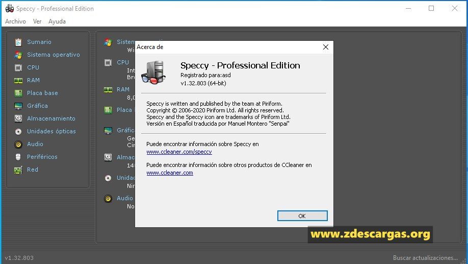 Speccy 2022 Full Español Speccy 2022 Full Español