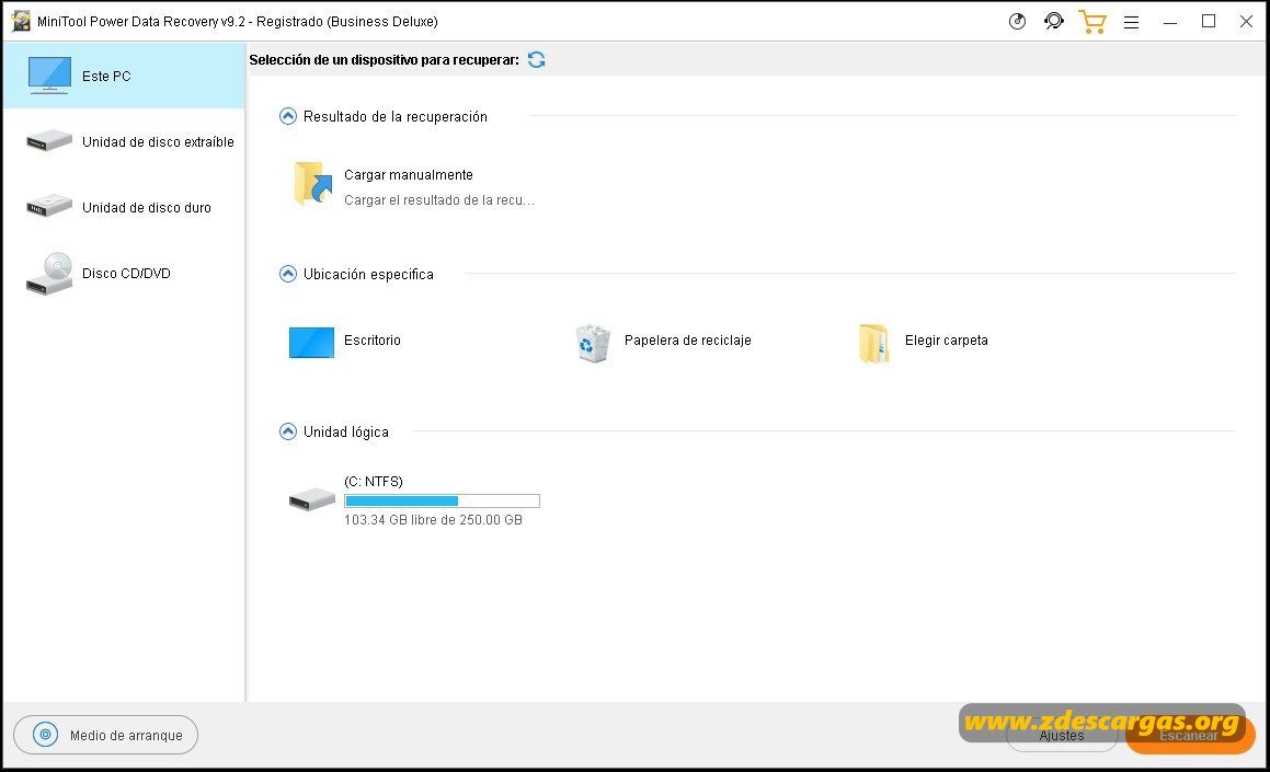MiniTool Power Data Recovery 2021 Full Español MiniTool Power Data Recovery 2021 Full Español