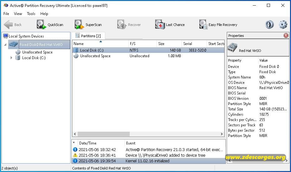 Active Partition Recovery Full Active Partition Recovery Full