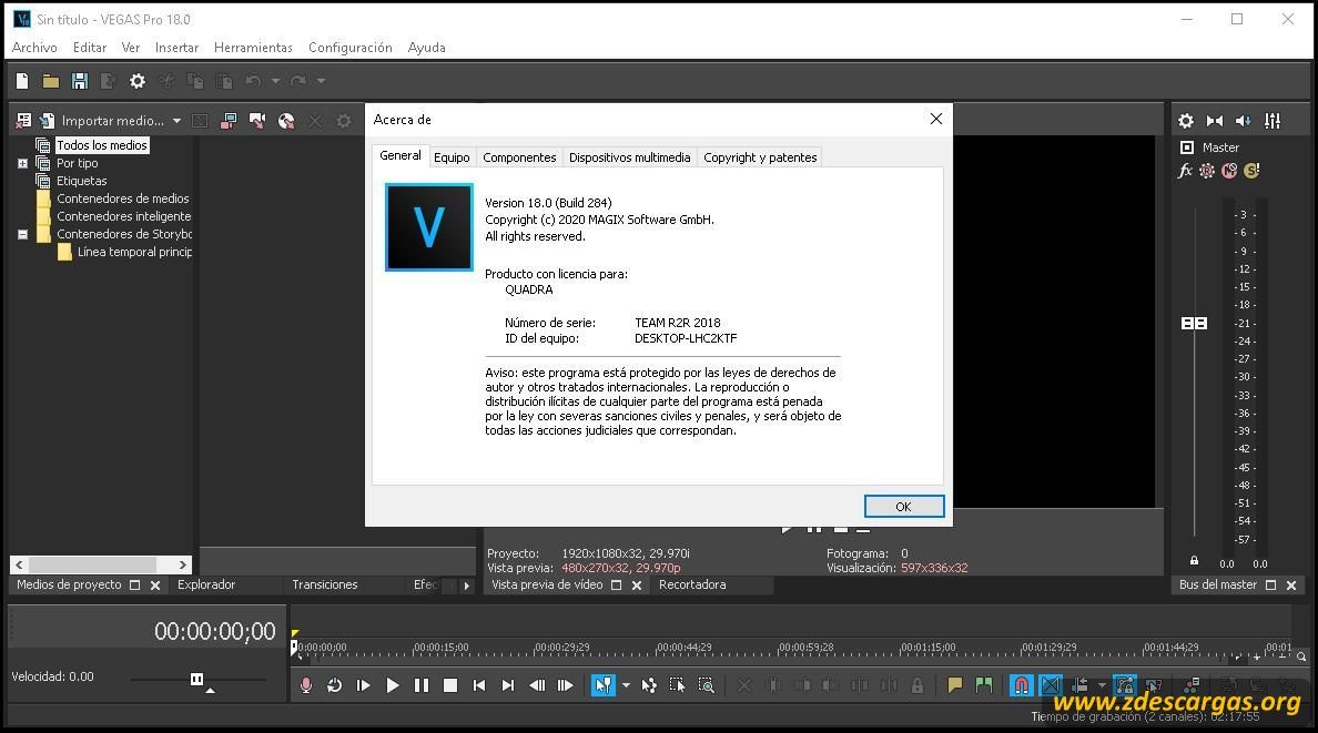 MAGIX VEGAS Pro Full Español