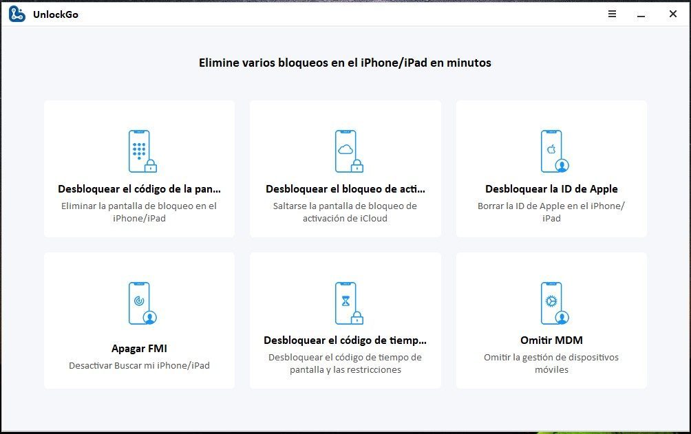 iToolab UnlockGo Full Español