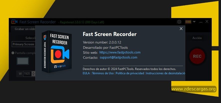 Fast Screen Recorder Full Español
