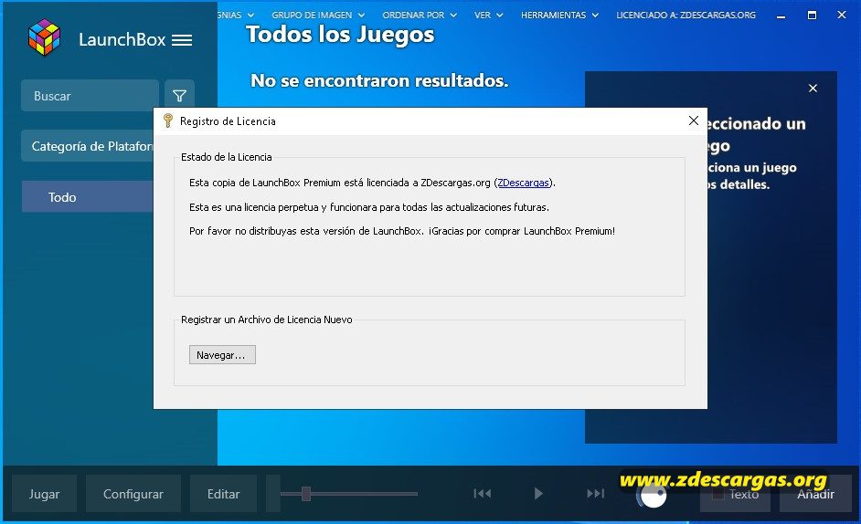 LaunchBox Premium Full Español LaunchBox Premium Full Español