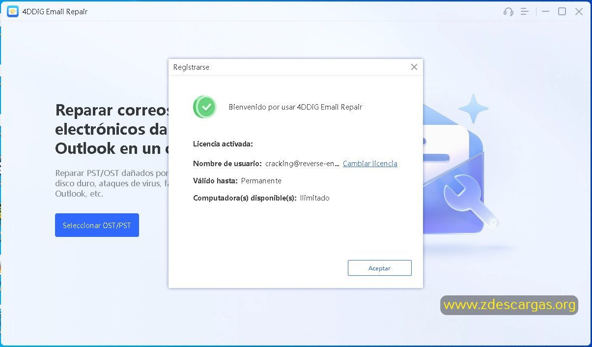 Tenorshare 4DDiG Email Repair Full Español Tenorshare 4DDiG Email Repair Full Español