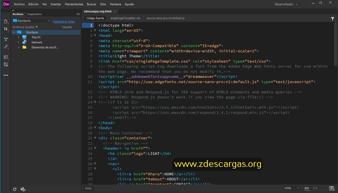 Adobe Dreamweaver Full Español Adobe Dreamweaver Full Español