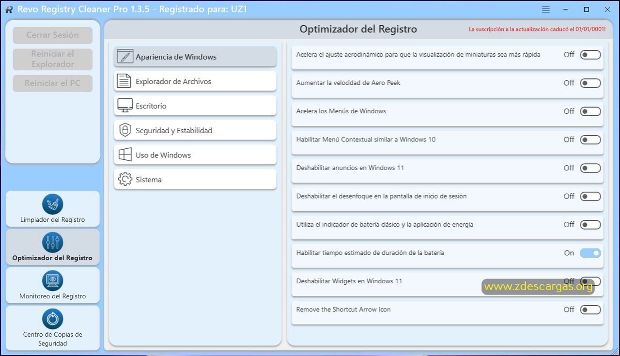 Revo Registry Cleaner Pro Full Español