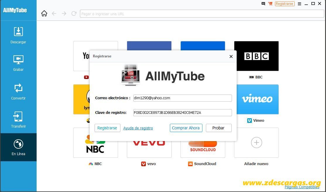 Wondershare AllMyTube Full Español