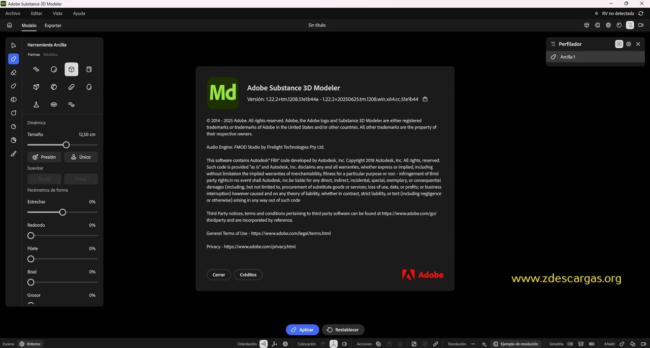 Adobe Substance 3D Modeler Full Español Adobe Substance 3D Modeler Full Español