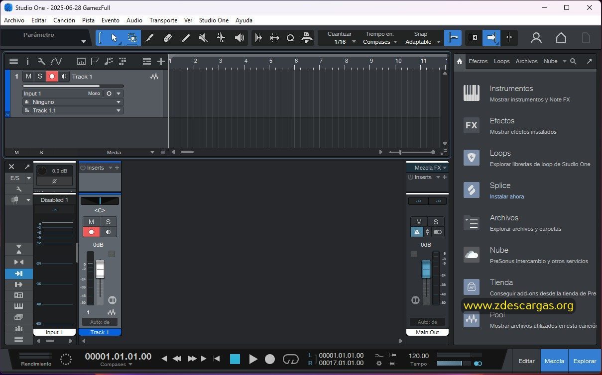 PreSonus Studio One Pro Full Español